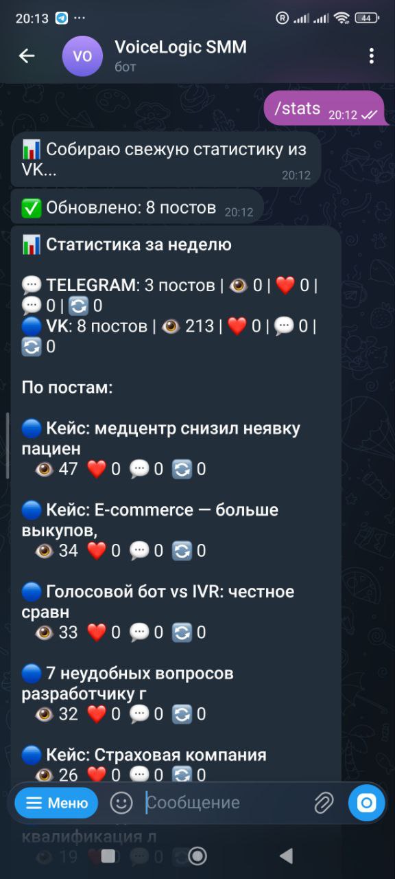 Скриншот 1: admin-бот SMM AutoPilot